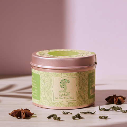  Trà Hoa Thảo Mộc  Zen Relaxing - Lon thiếc 30g 