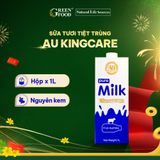  Sữa Tươi Nguyên kem AU KingCare Cao cấp từ Úc - Thùng 12 hộp 1L 