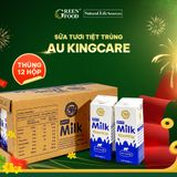  Sữa Tươi Nguyên kem AU KingCare Cao cấp từ Úc - Thùng 12 hộp 1L 