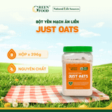  Bột yến mạch nguyên chất ăn liền Just Oats - Hộp 396g 