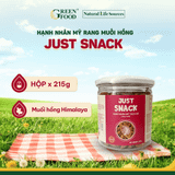  Hạnh Nhân Mỹ Rang Muối Hồng Himalaya Just Snack - 215g 