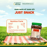 Hạnh Nhân Mỹ Rang Sấy Just Snack - 500g 
