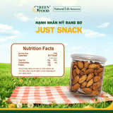  Hạnh Nhân Mỹ Rang Bơ Just Snack - 160g 