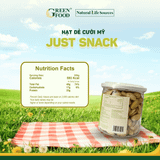  Hạt Dẻ Cười Mỹ Just Snack - 180g 