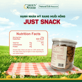  Hạnh Nhân Mỹ Rang Muối Hồng Himalaya Just Snack - 215g 