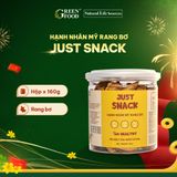  Hạnh Nhân Mỹ Rang Bơ Just Snack - 160g 