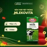  Sữa tươi ít béo Mlekovita Ba Lan - Hộp 1L 