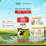  Sữa Tươi Nguyên kem Mlekovita Ba Lan - Thùng 12 hộp 1L 