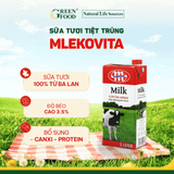  Sữa Tươi Nguyên kem Mlekovita Ba Lan - Thùng 12 hộp 1L 
