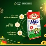  Sữa Tươi Nguyên kem President Cao cấp từ Pháp - Hộp 1L 