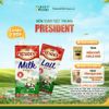  Sữa Tươi Nguyên kem President Cao cấp từ Pháp - Hộp 1L 