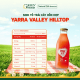  Sinh Tố Yarra Valley Hilltop vị Mâm Xôi - 1L 