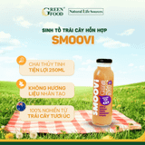  Nước Ép SMOOVI vị Mâm Xôi, Vải 250ml 