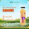  Nước Ép SMOOVI vị Mâm Xôi, Vải 250ml 