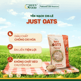  Yến Mạch Chile Just Oats Cán mỏng - Túi 454g 
