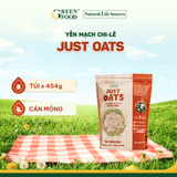  Yến Mạch Chile Just Oats Cán mỏng - Túi 454g 