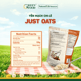  Yến Mạch Chile Just Oats Cán mỏng - Túi 907g 