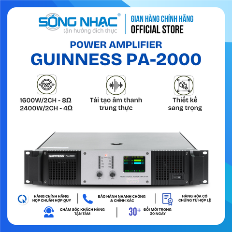 Power Amplifier GUINNESS PA - 2000