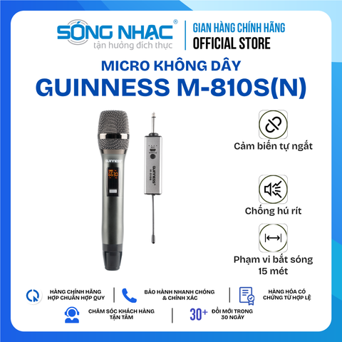Micro Không Dây Guinness M - 810S(N)