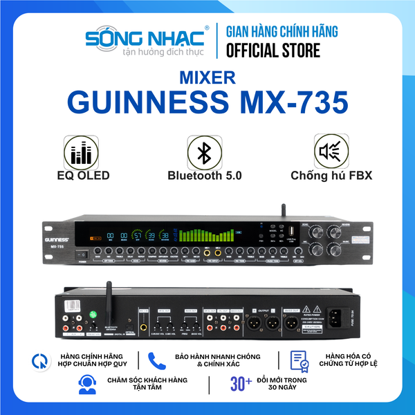 Mixer cơ (Vang cơ) GUINNESS MX - 735