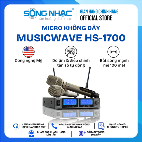 Micro Không Dây MUSICWAVE HS - 1700