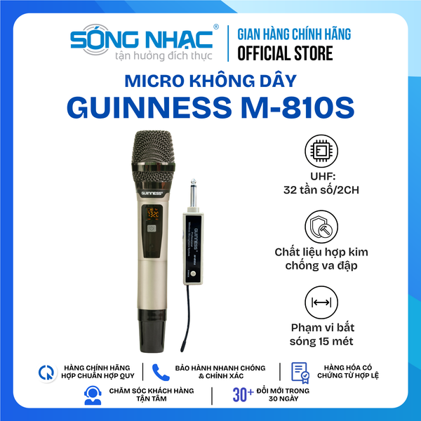 Micro Không Dây GUINNESS M - 810S