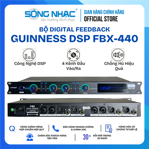 Bộ Digital Feedback GUINNESS DSP FBX - 440