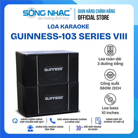 Loa GUINNESS 103 Series VIII