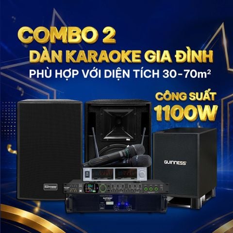 Combo 2: Giải pháp phòng karaoke 30m2 - 70m2