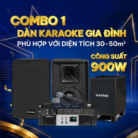 Combo1: Giải pháp phòng karaoke 20m2 - 50m2