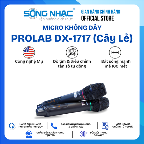 Micro Không Dây ProLAB DX - 1717 (cây lẻ)