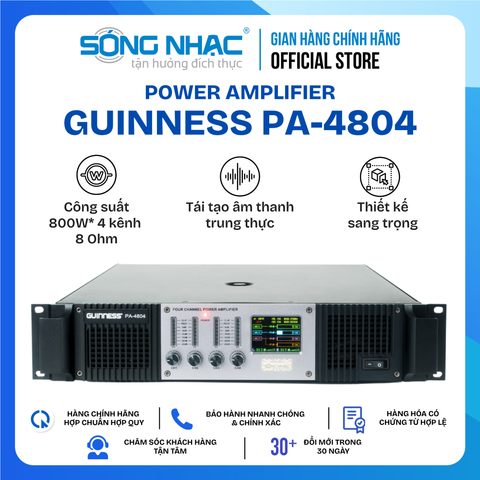 Cục đẩy công suất Power GUINNESS PA - 4804