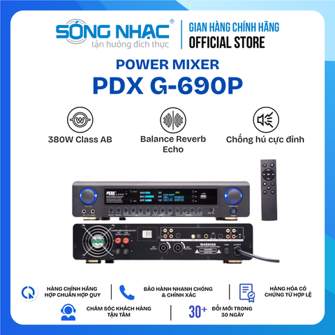 Power Mixer (Cục đẩy liền vang) cơ PDX G - 690P