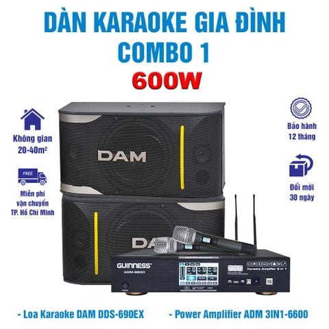 Dàn Karaoke Gia Đình - Combo 1