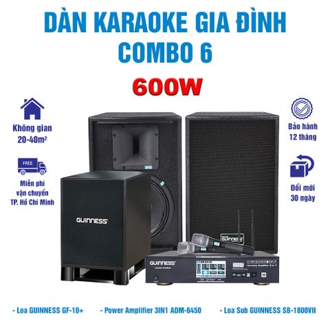 Dàn Karaoke Gia Đình - COMBO 6