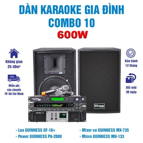 Dàn Karaoke Gia Đình - Combo 10