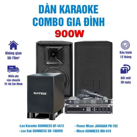 Dàn Karaoke Gia Đình - (phù hợp với không gian 50-70m2)