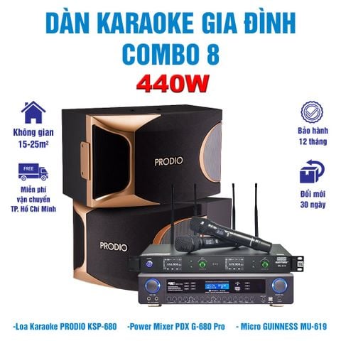 Dàn Karaoke Gia Đình - COMBO 8