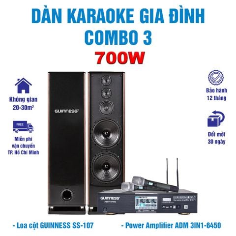 Dàn Karaoke Gia Đình - Combo 3