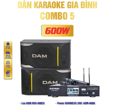 Dàn Karaoke Gia Đình - Combo 5