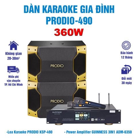 Dàn Karaoke Gia Đình PRODIO - 490