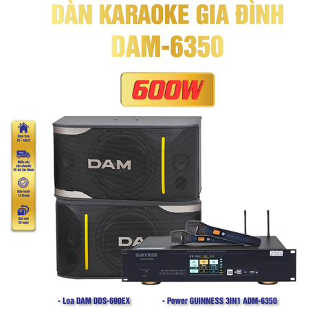 Dàn Karaoke Gia Đình DAM - 6350