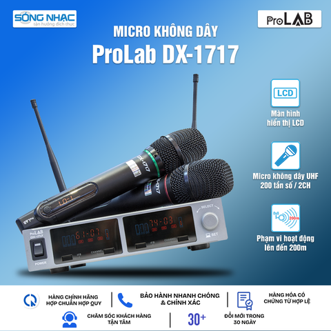 Micro Không Dây ProLAB DX - 1717