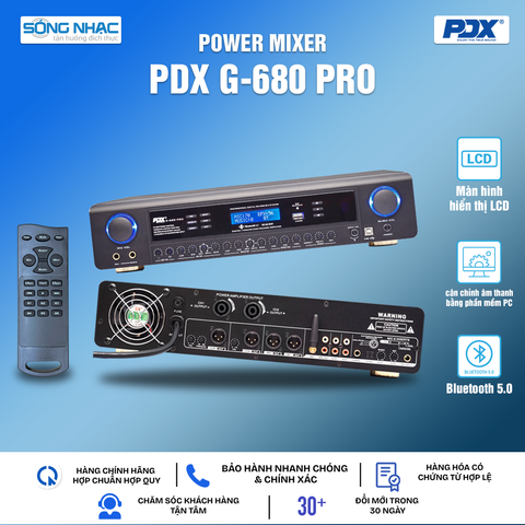 Power Mixer PDX G - 680 Pro
