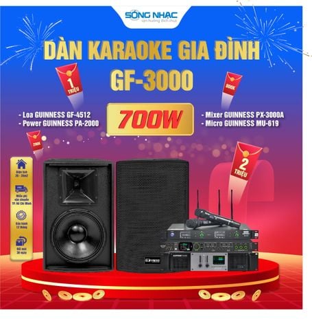 Dàn Karaoke Gia Đình GF - 3000