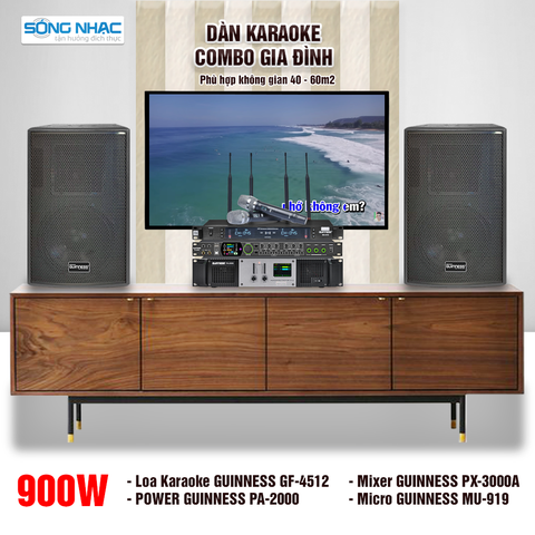 Dàn Karaoke Gia Đình - (phù hợp không gian 40-60m2)