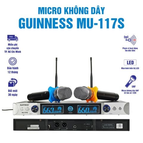 Micro Không Dây GUINNESS MU - 117S