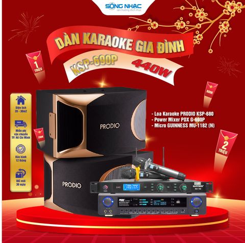 Dàn Karaoke Gia Đình KSP - 690P