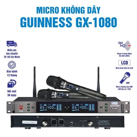 Micro Không Dây GUINNESS GX - 1080