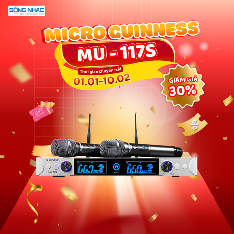 Micro Không Dây GUINNESS MU - 117S